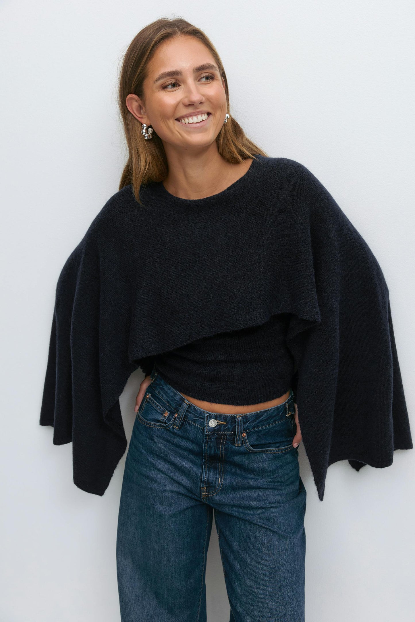 Knitted Cape Top