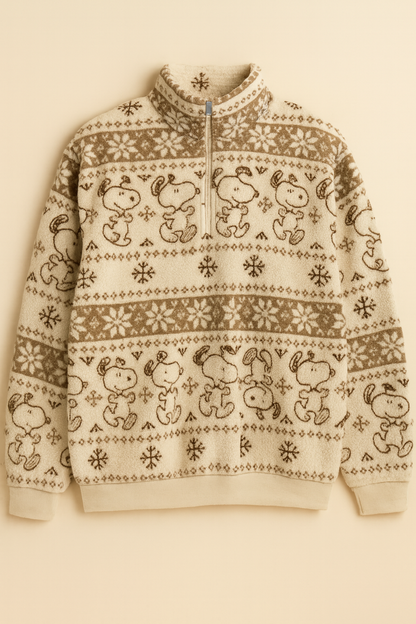 Snoopy Fleece Sweater