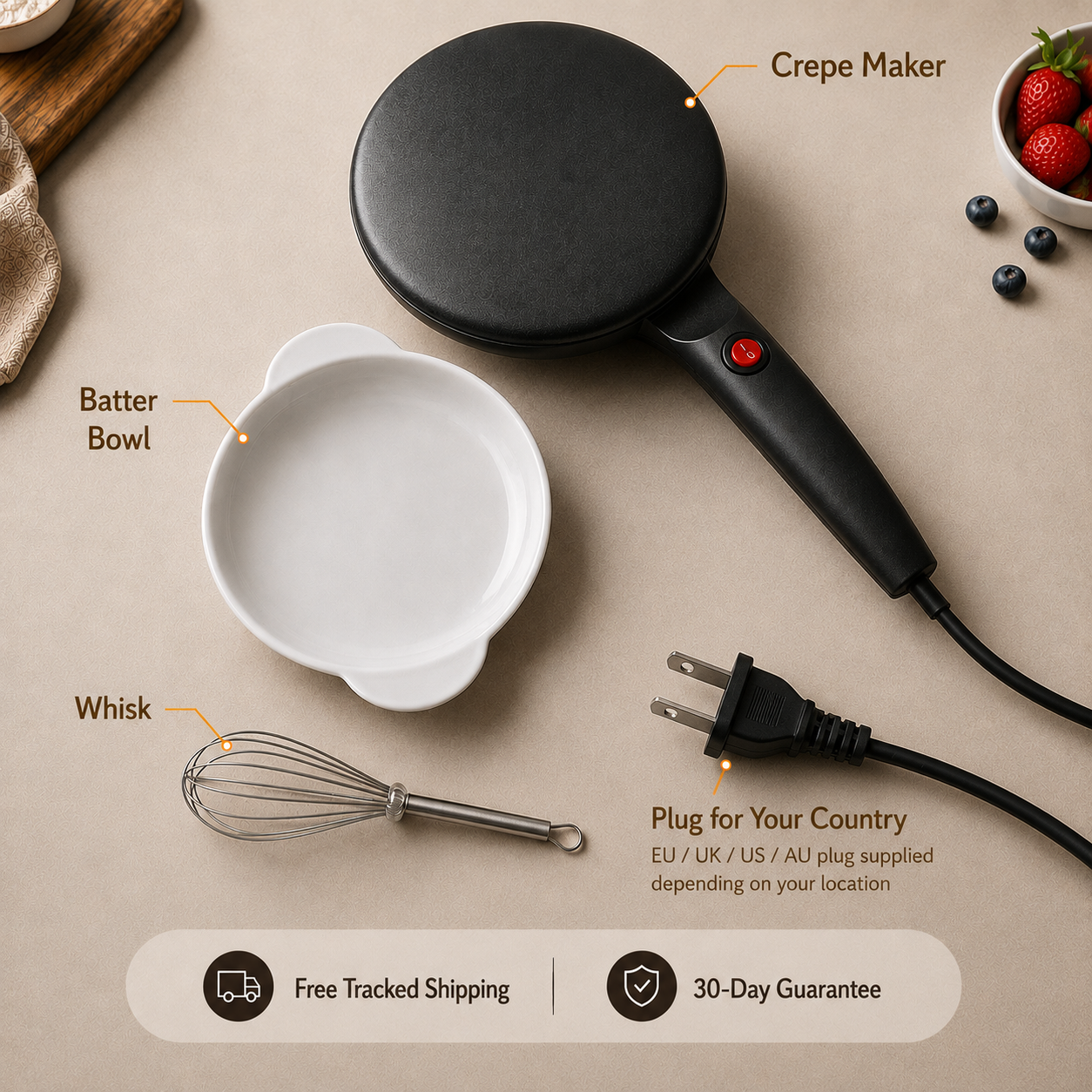 The Dip & Flip Crepe Maker