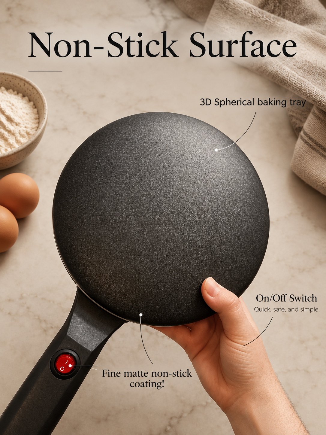 The Dip & Flip Crepe Maker