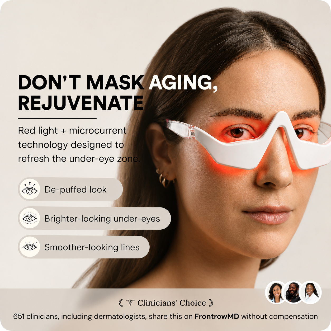 Kronhaus Redlight + Microcurrent Glasses