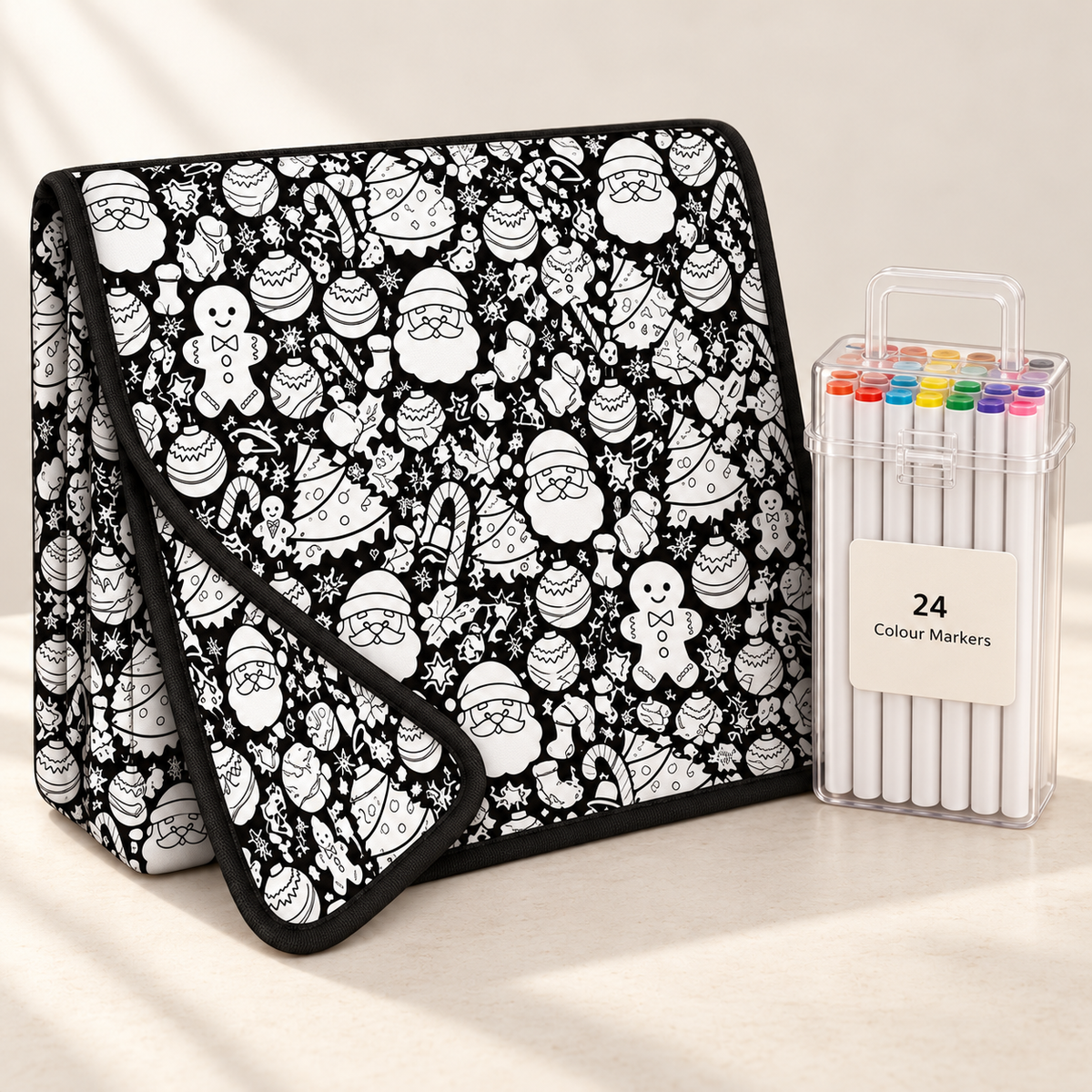 ColorMe Blanket + 24 Coloring Markers Set