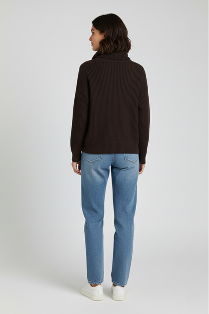 Knit Scarf Sweater