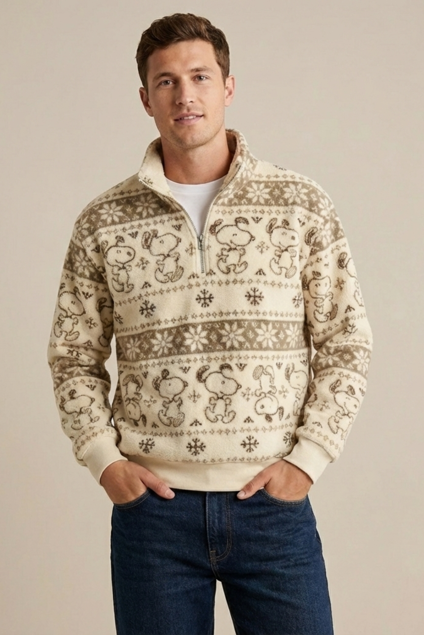 Snoopy Fleece Sweater