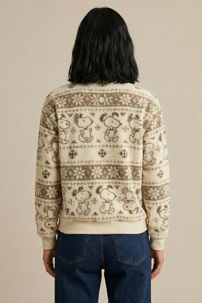 Snoopy Fleece Sweater