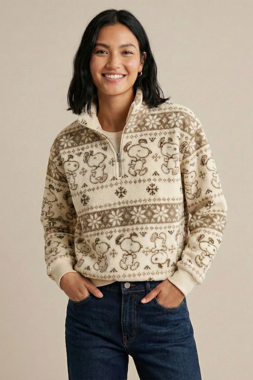 Snoopy Fleece Sweater