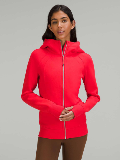 Sculpted Full-Zip Hoodie