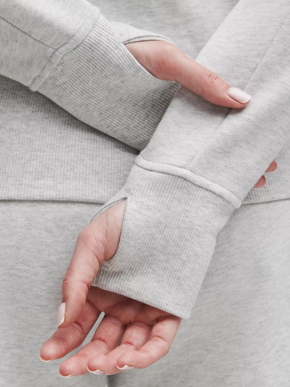 Sculpted Full-Zip Hoodie