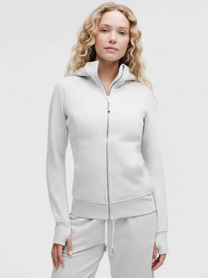 Sculpted Full-Zip Hoodie