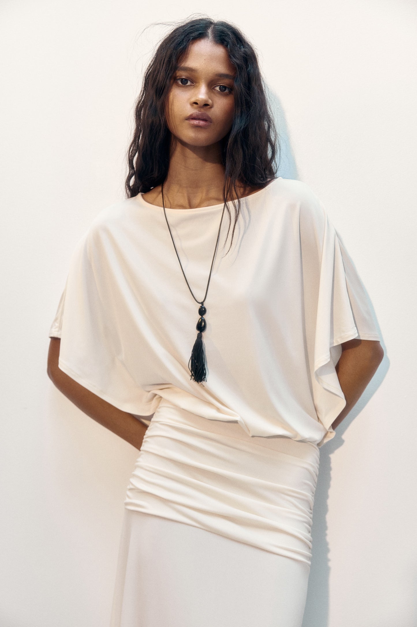 Draped Maxi Dress