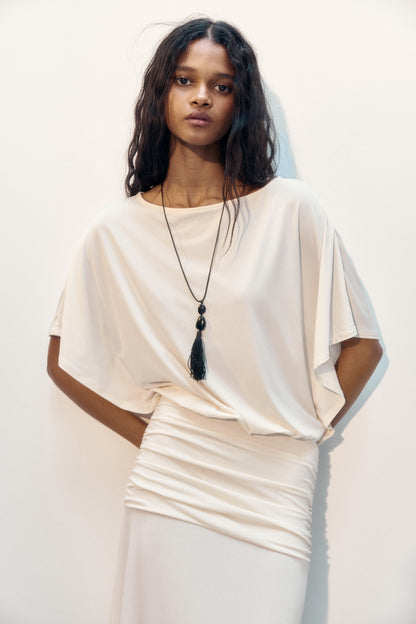 Draped Maxi Dress