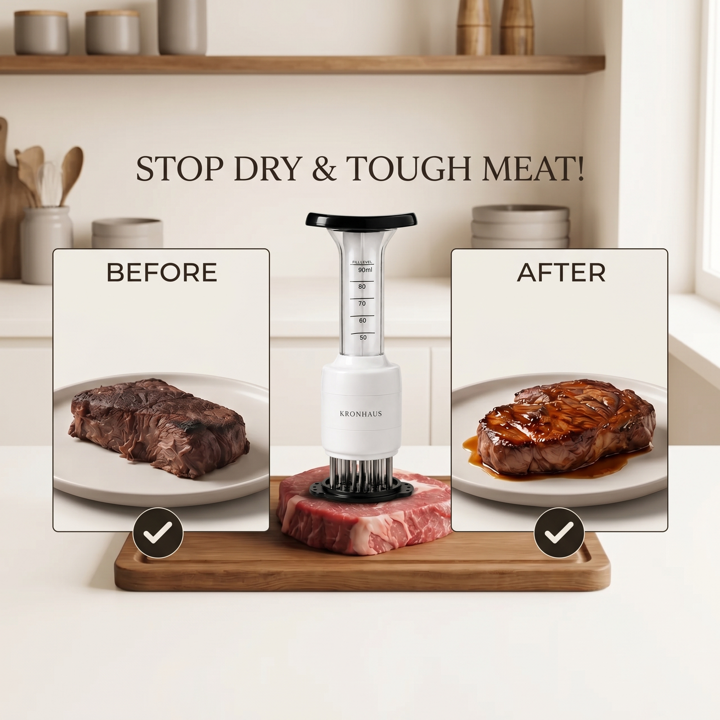 Kronhaus™ Marinade Injector